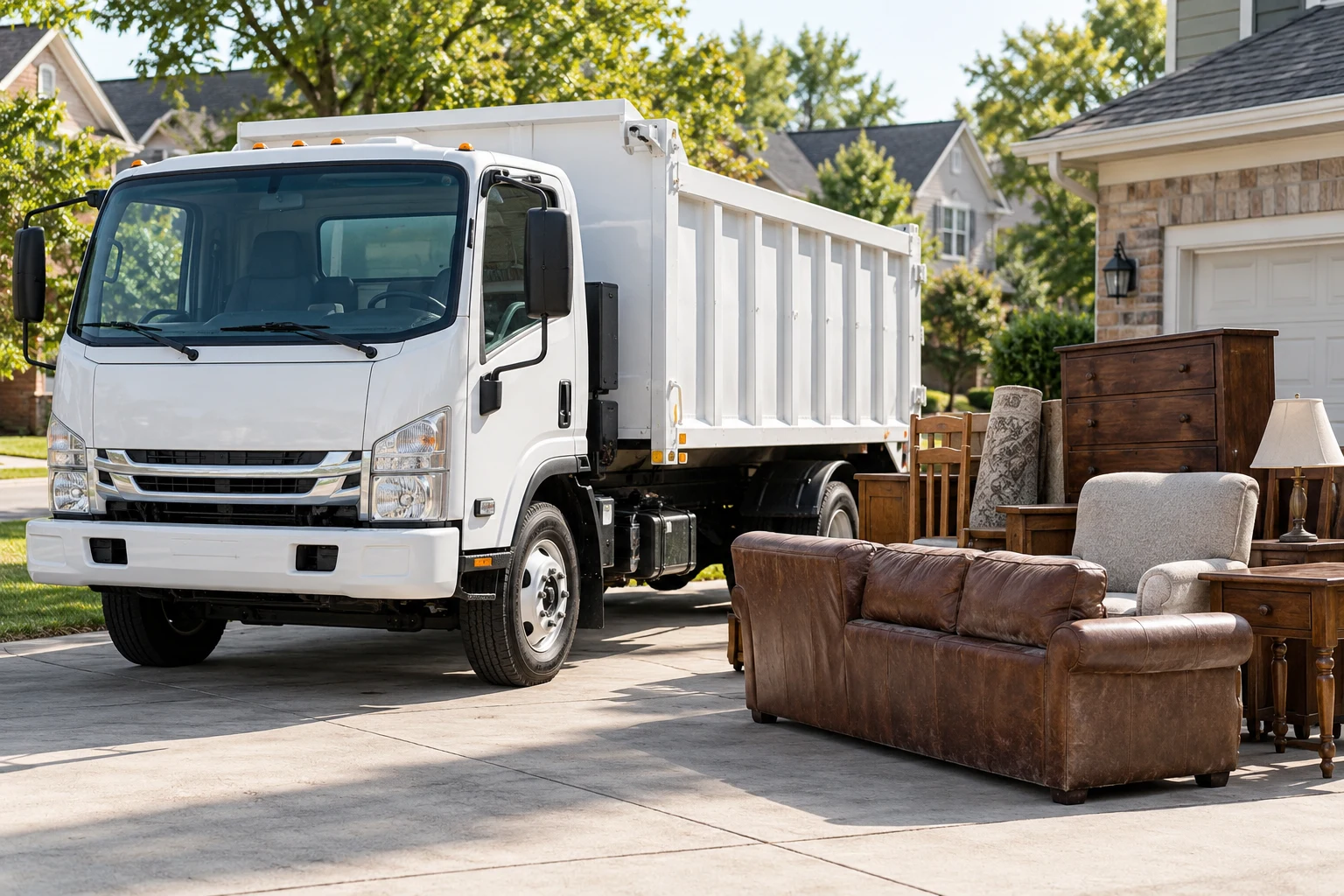 Junk removal & hauling project setting
