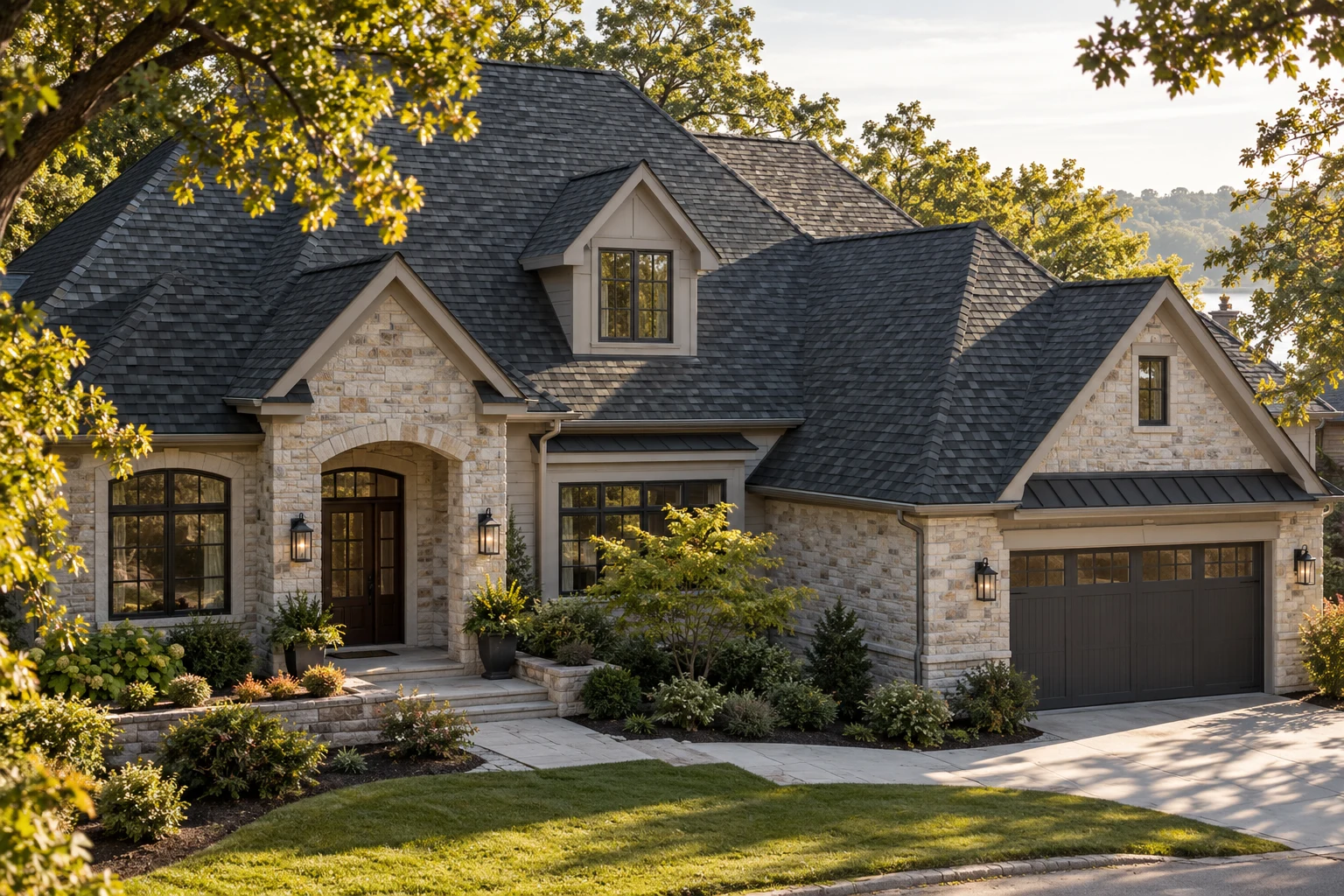 Roofing project setting