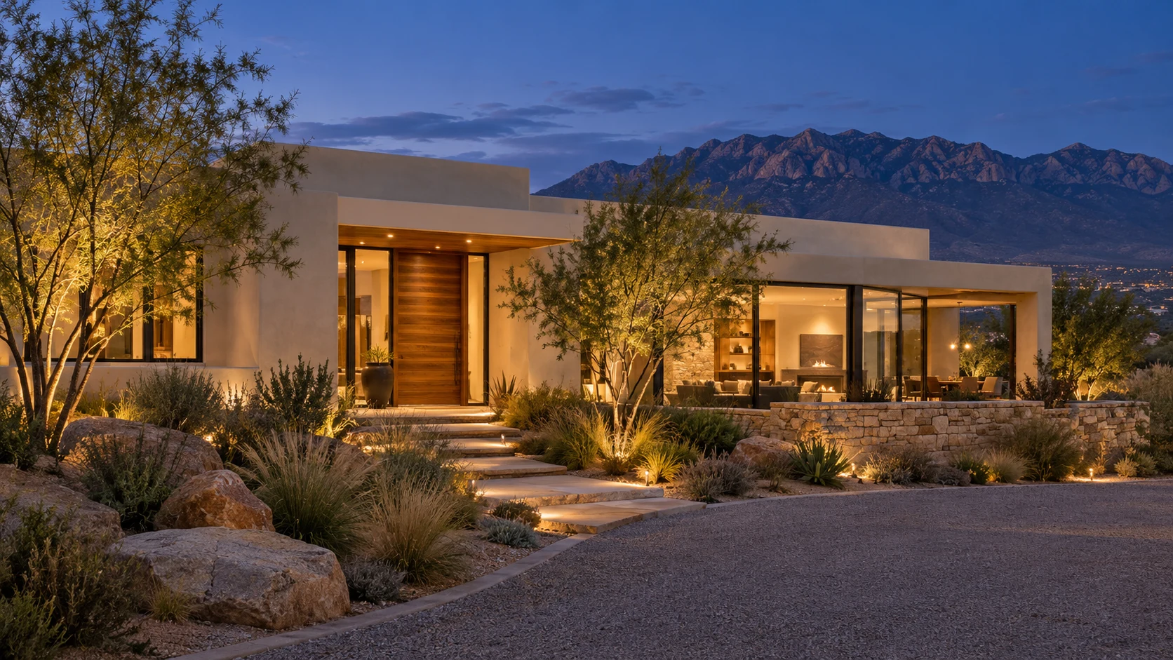 Real estate agency setting and service detail
