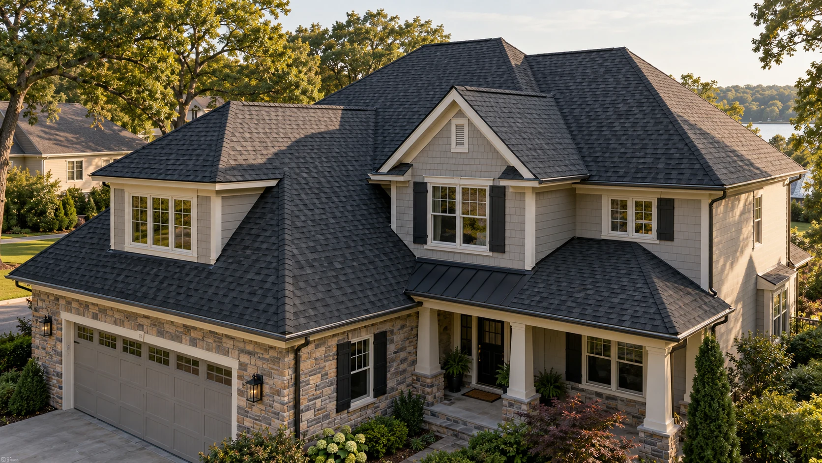 Roofing setting and service detail